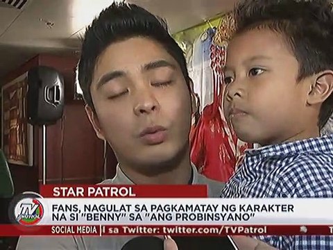 Fans, nagulat sa pagkamatay ng karakter na si “Benny” sa “Ang Probinsyano”