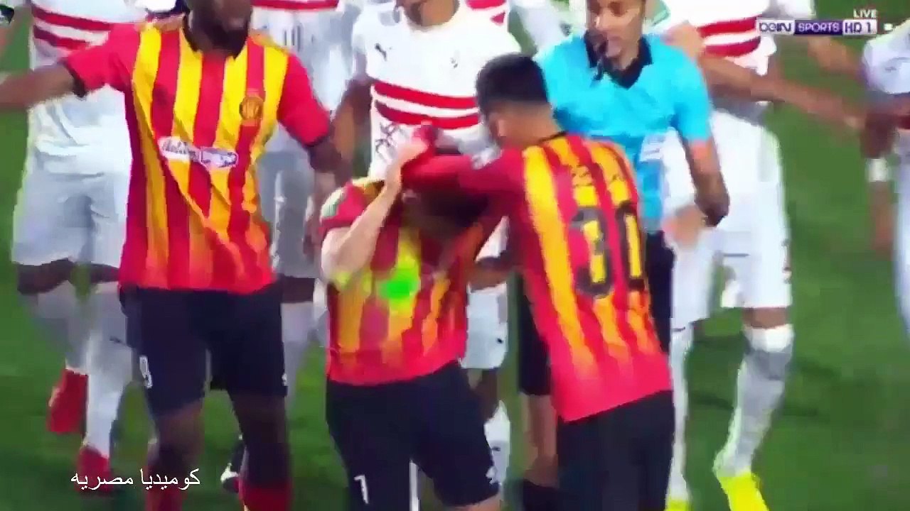 ملخص مباراة الزمالك والترجى ١-٠ وسقوط الترجى