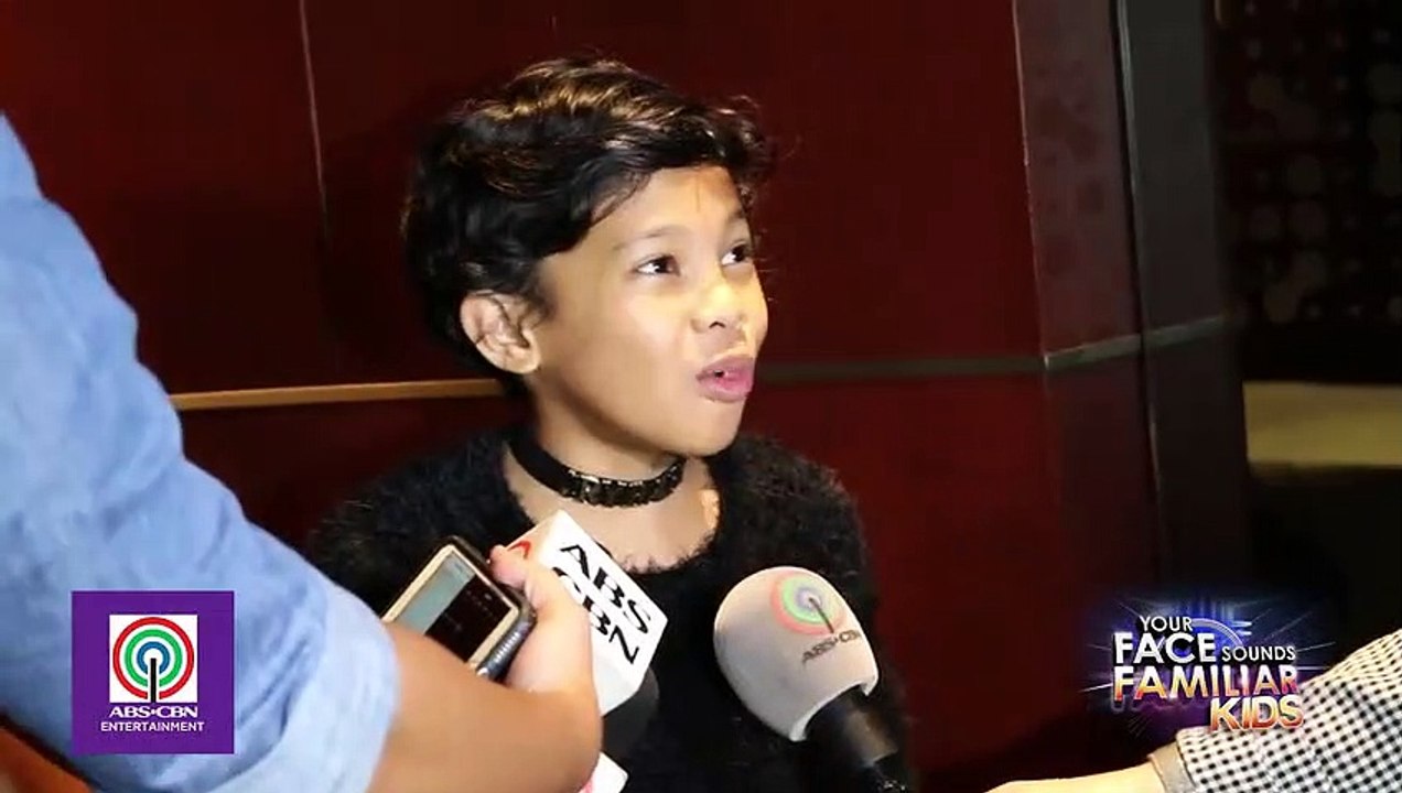 Awra on winning Your Face Sounds Familiar Kids Week 1