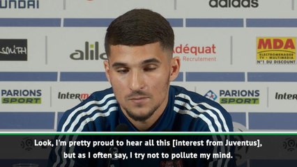 Lyon's Aouar 'proud' of Juventus interest