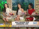 Miss Universe 2016 candidates, live sa Umagang Kay Ganda-Part 1 Edited