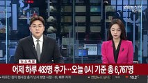 [속보] 어제 하루 483명 추가…오늘 0시 기준 총 6,767명