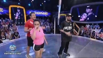 Kim, hindi nagpatalo kay Loonie sa freestyle rap