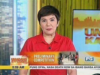 Preliminary competition ng Miss U, ngayong araw na