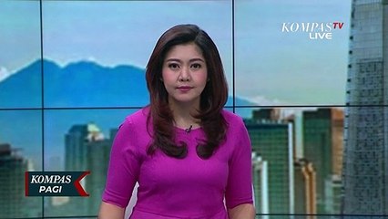 Truk Elpiji Terguling di Tol JORR Arah Cikunir