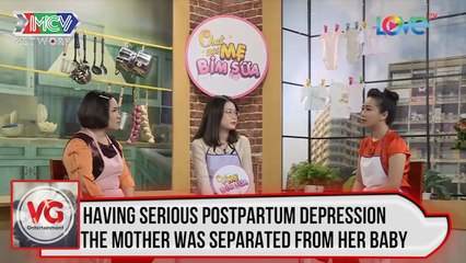 Having serious postpartum depression, the mother was separated from her baby