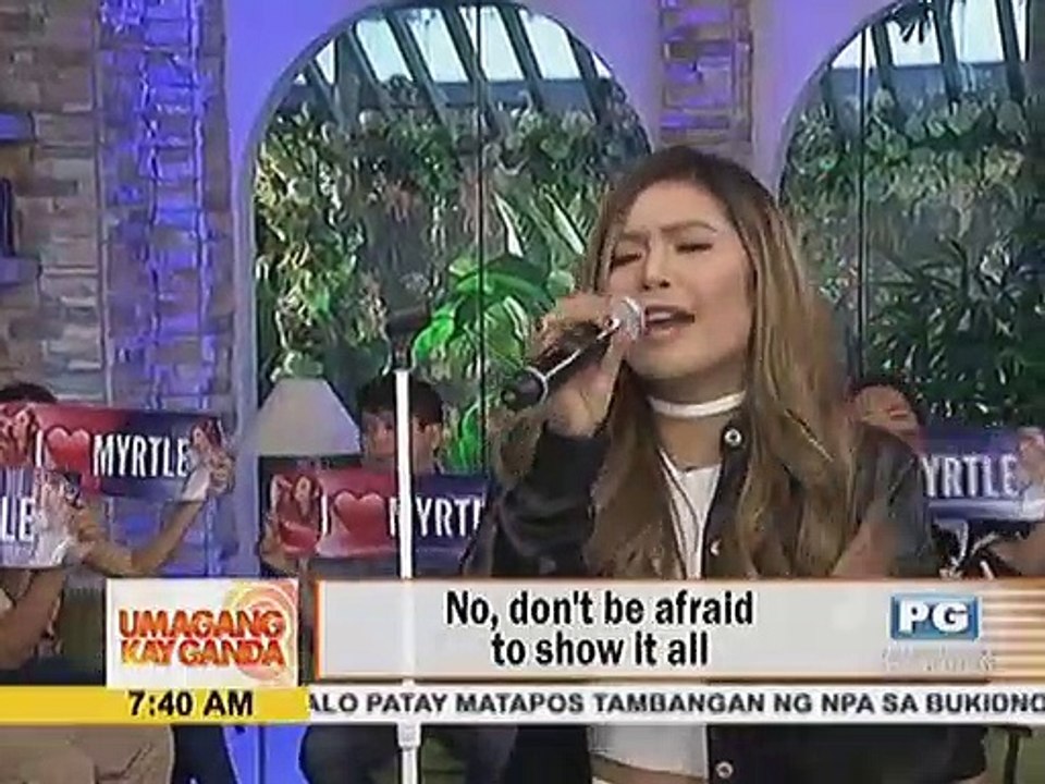 Myrtle Sarrosa and Tony Labrusca, live!