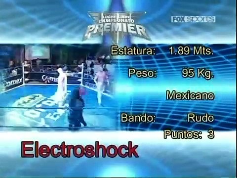 AAA 2009.11.29 Lucha Libre Premier - Match #01 Chessman, Electroshock & Teddy Hart vs. Dr. Wagner Jr., El Mesias & Extreme Tiger