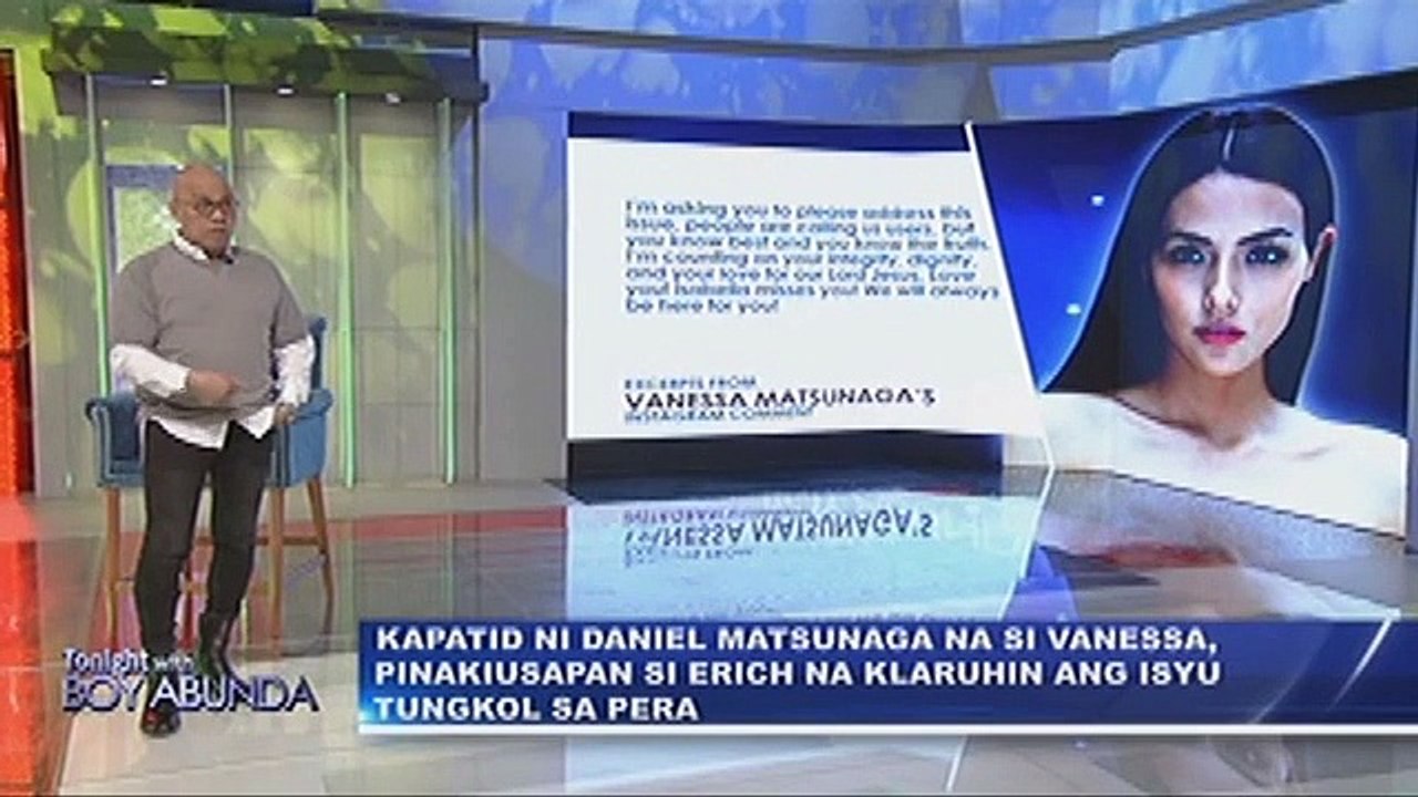 Boy Abunda, may komento tungkol sa mga pahayag nina Erich at Vanessa Matsunaga