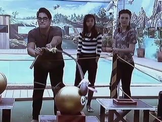 PBB7 Day 215: Housemates, nagkasagutan habang gumagawa ng pansalo ng bola