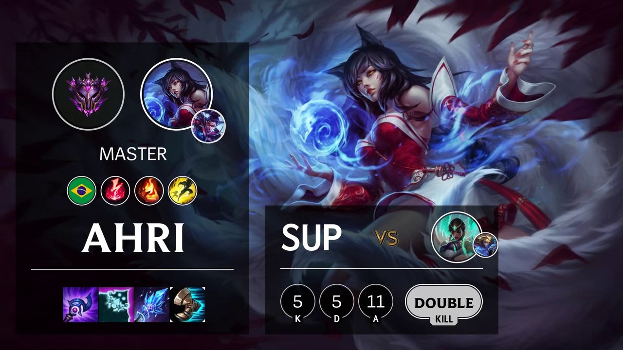Ahri Support vs Karma - BR Master Patch 10.5