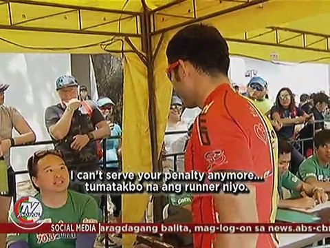 Gerald at Jake, sumabak sa triathlon competition sa Subic