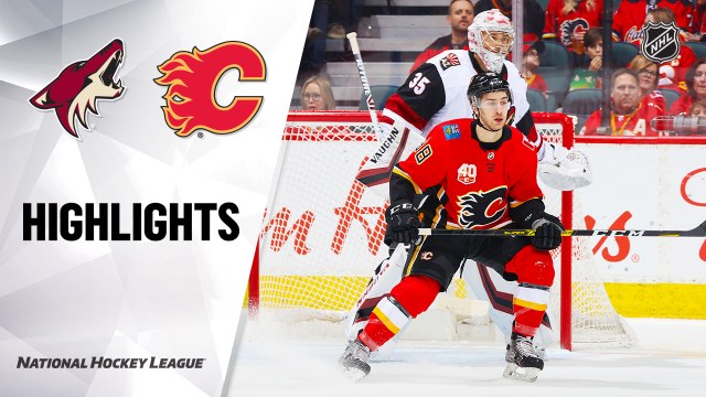 NHL Highlights | Coyotes at Flames 3/06/2020