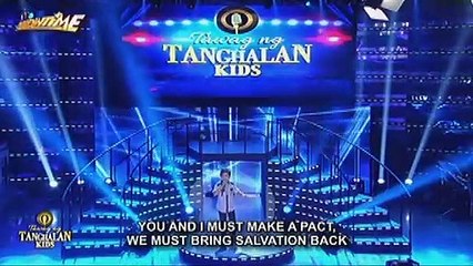 TNT Kids: Luzon contender Ramil Dale Delos Reyes sings Mariah Carey’s I’ll Be There