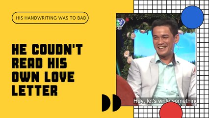 HIS HANDWRITING WAS TOO BAD THAT HE COUDN'T READ HIS OWN LOVE LETTER‍♂️‍♂️