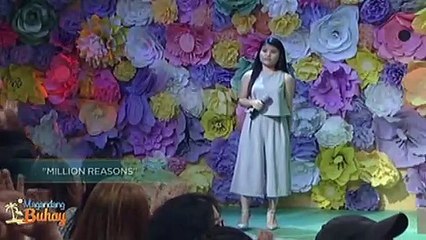 Pauline sings “Million Reasons” on Magandang Buhay
