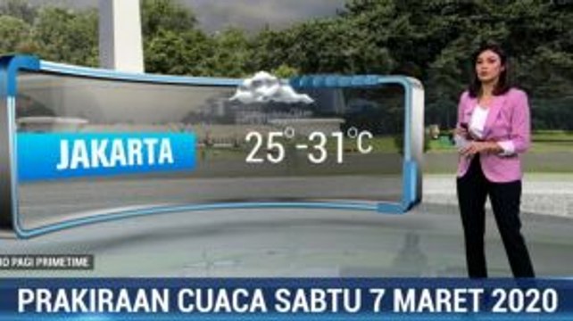Prakiraan Cuaca Sabtu, 7 Maret 2020
