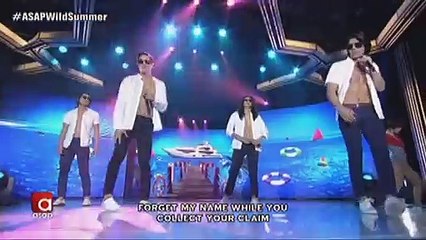 Kapamilya hotties Tommy, Tanner, Luis and Sam made the crowd go wild with their performance