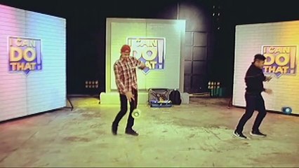 I Can Do That Rehearsal: Cristine, Daniel and Spyros