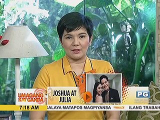 Julia, itinangging may kompetisyon sa pagitan nina Joshua at Ronnie