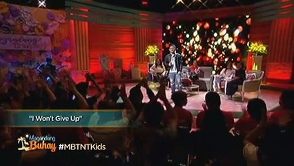 Froilan Canlas sings “I Won’t Give Up” on Magandang Buhay
