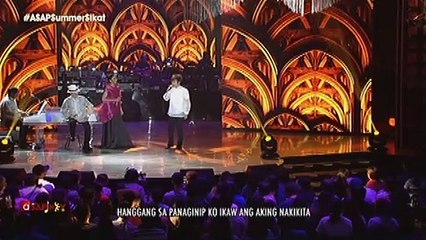 Sarah Geronimo sings ""Sana'y Laging Magkapiling"" with JC Regino