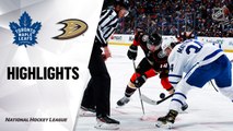 NHL Highlights | Maple Leafs at Ducks 3/06/2020