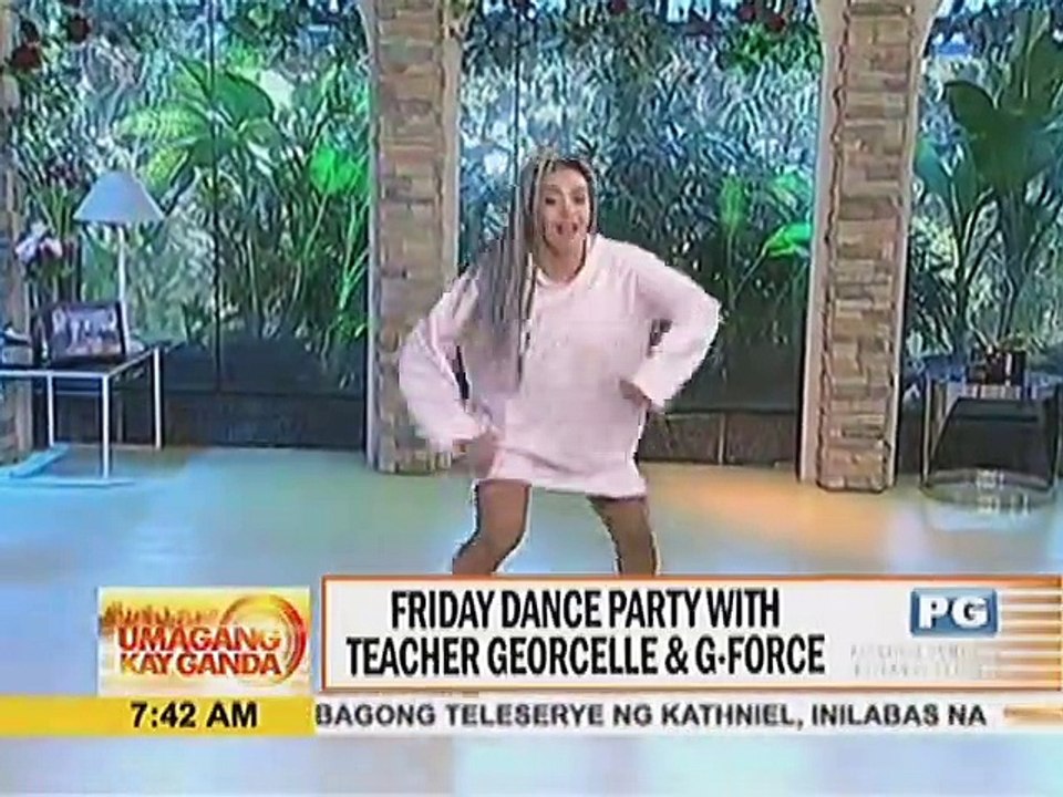 Friday dance party with Teacher Georcelle & G-Force