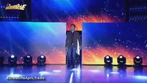 Hurado Erik with Eumee and Gidget in an intense vocal showdown on It's Showtime