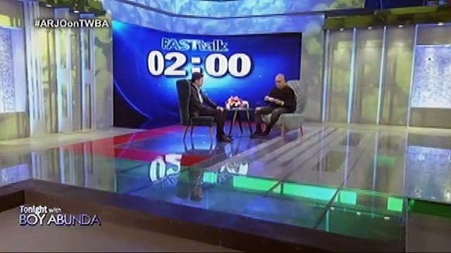 Fast Talk with Arjo Atayde