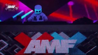 Marshmello - Alone Live @ AMF 2017 (Video Lyrics)