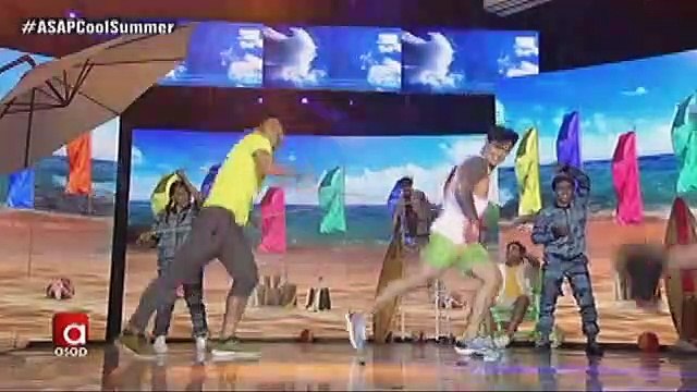 Kapamilya dance idols Kim, Enchong and Zeus in a summer dance hatawan