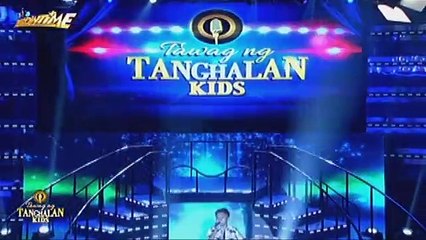 TNT KIDS: Mindanao contender DJ Oblianda sings Bee Gee's ""Immortality""