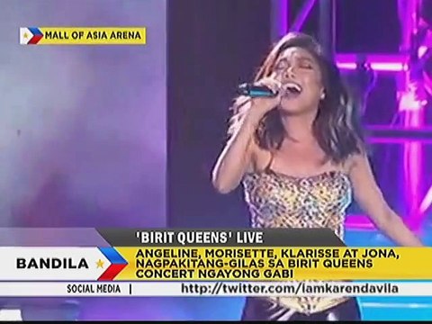 Angeline, Morisette, Klarisse at Jona, nagpakitang-gilas sa Birit Queens concert ngayong gabi