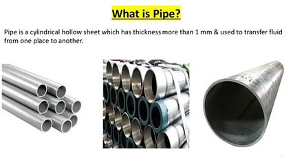 what is pipe, How to use in refinery plant, Classification, Application,