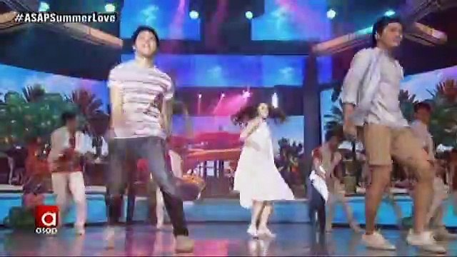 Your Majasty Maja Salvador do the Mobe Challenge together with ASAP's teen dance idols