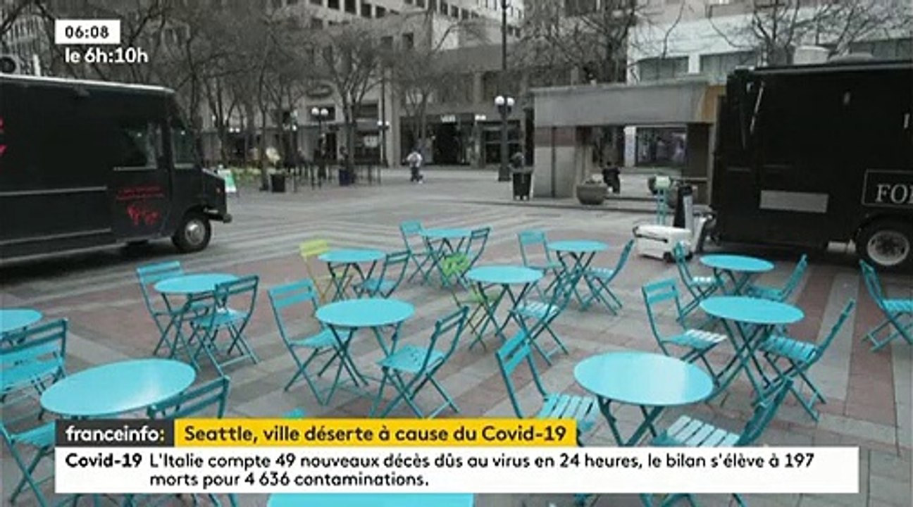 Virus - Regardez les images impressionnantes des rues désertes de la ville de Seattle aux Etats-Unis touchée par l'épidémie