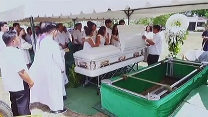 Gloria, inihatid na sa kaniyang huling hantungan