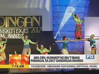 Tải video: ABS-CBN, humakot ng iba’t ibang parangal sa 2017 Gandingan Awards