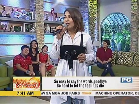Lani Misalucha sings “Starting Over Again” on UKG!