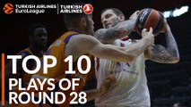 Turkish Airlines EuroLeague Regular Season Round 28 Top 10 Plays