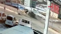 VAN Çaldıran'da 1 ölü, 3 yaralının olduğu kaza anı kamerada