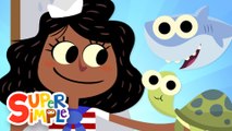 A Sailor Went To Sea | Kids Songs | Super Simple Songs