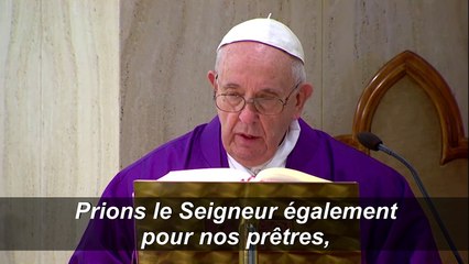 Coronavirus: le pape demande aux prêtres "de sortir et d'aller voir les malades"