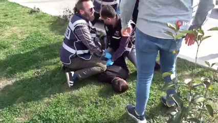 Narkotik uygulamasından kaçan sürücü kıskıvrak böyle yakalandı