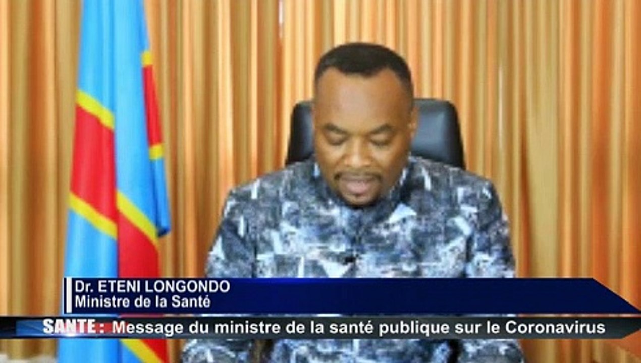 RDC-Coronavirus: le message du ministre de la santé