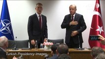 Coronavirus: Erdogan avoids handshakes on Brussels trip