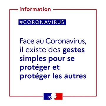 Coronavirus : les mesures barrières