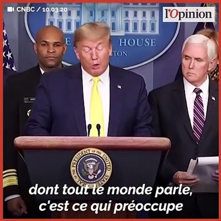 Coronavirus: Trump répond à la menace qui pèse sur l’économie américaine
