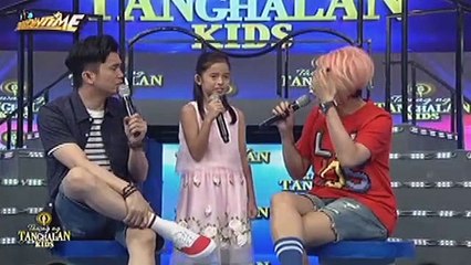 TNT kid Arwen shows off her TV reporting skills